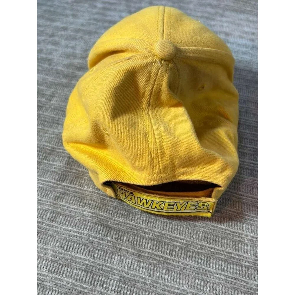 Collegiate licensed product Iowa Hawkeyes Yellow Adjustable Cap Basketball